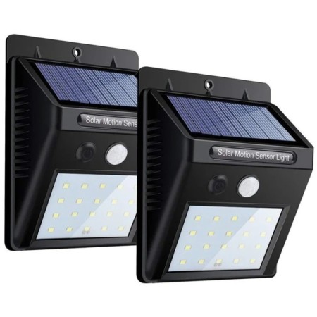 4 pcs Solar Charging LED Sensor Light